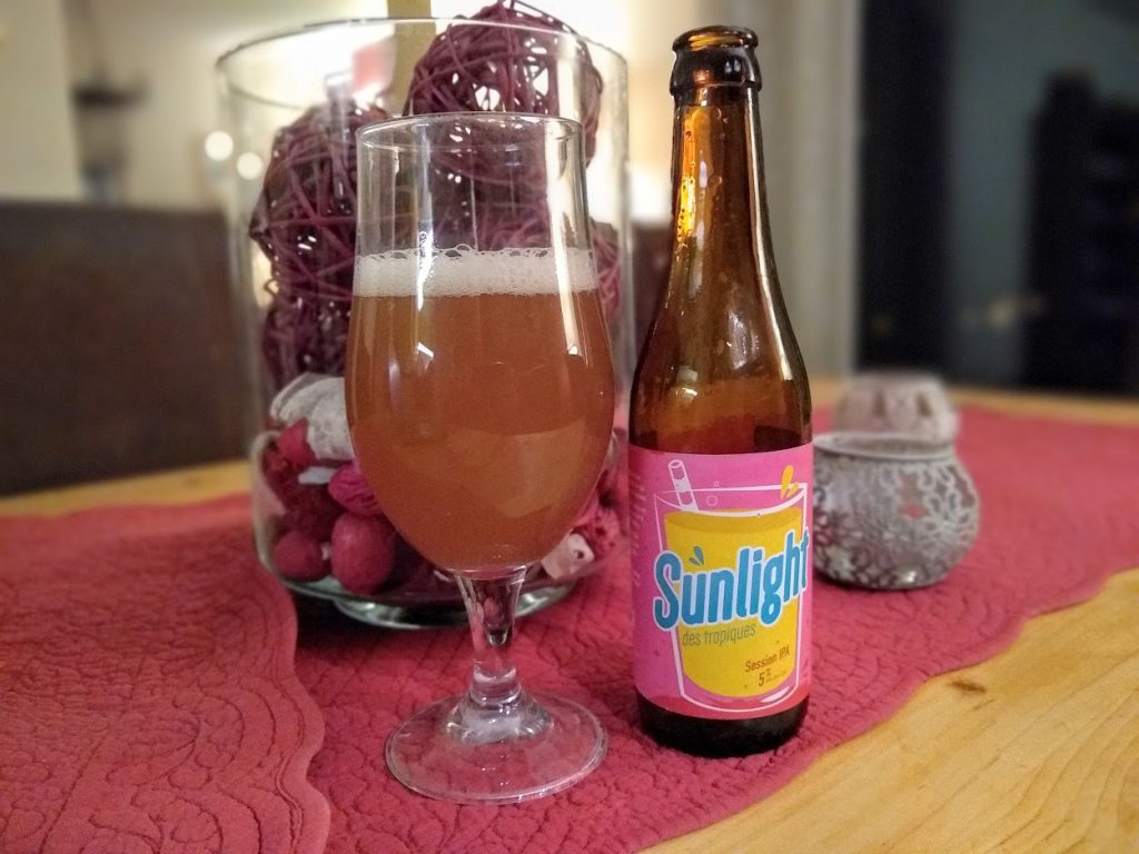 Sunlight des tropiques - dégustation blog #unjourunebiere