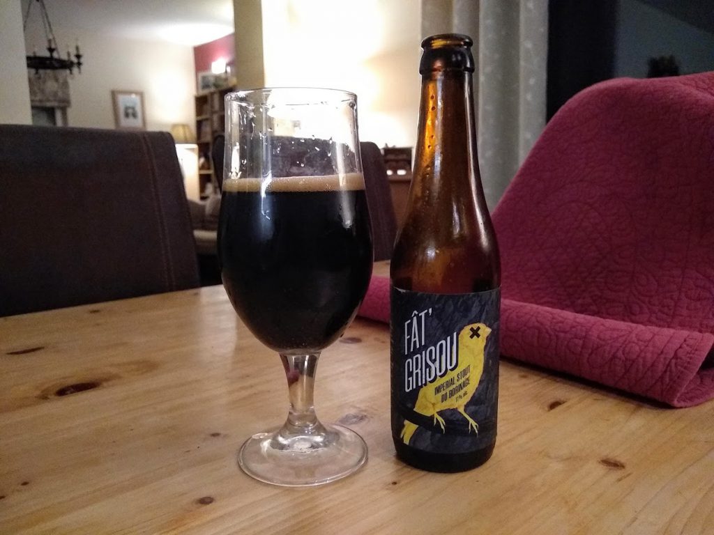 Fat Grisou - Imperial stout de la brasserie du borinage