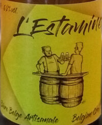Estamine - étiquette
