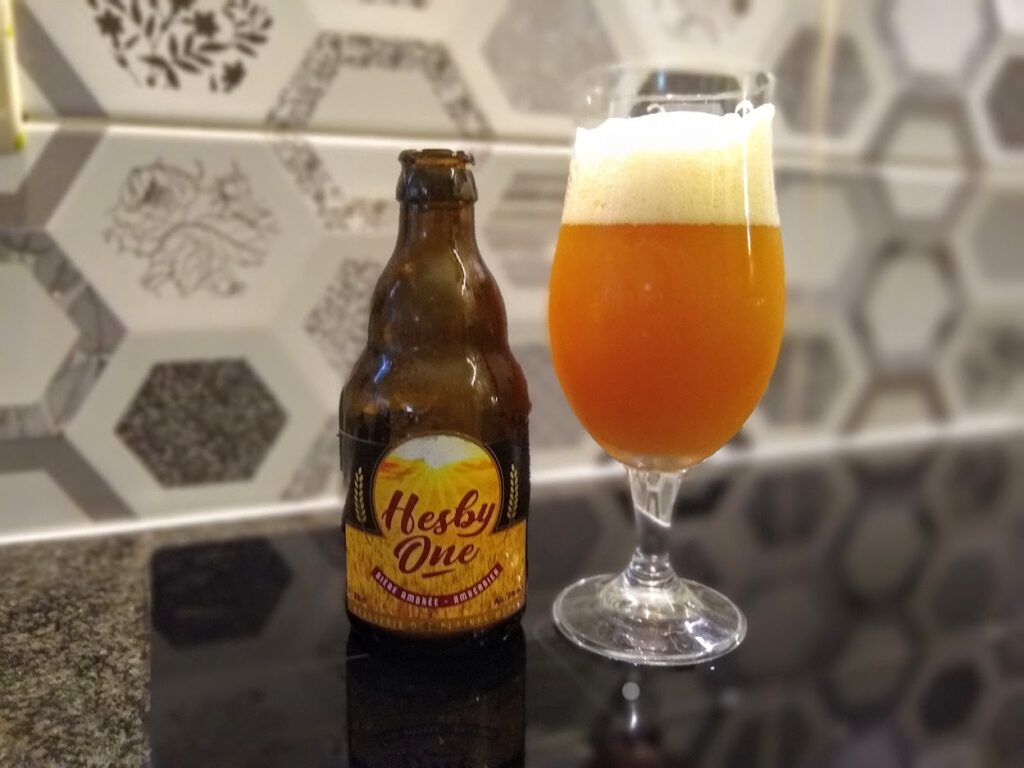 Hesby One Ambrée - blog zytho #unjourunebiere