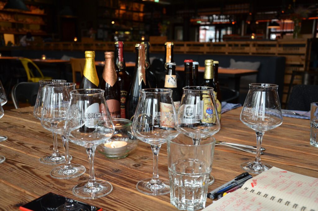 dégustation de bières