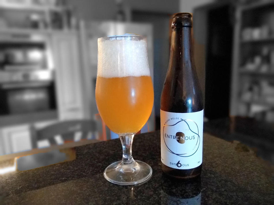 entre-nous une bière belge blonde légère hesbignonne