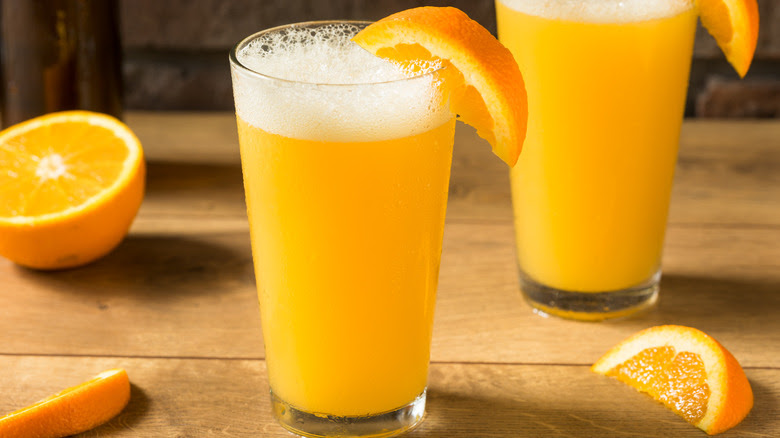 jus d'orange - boissons à associer à la bière