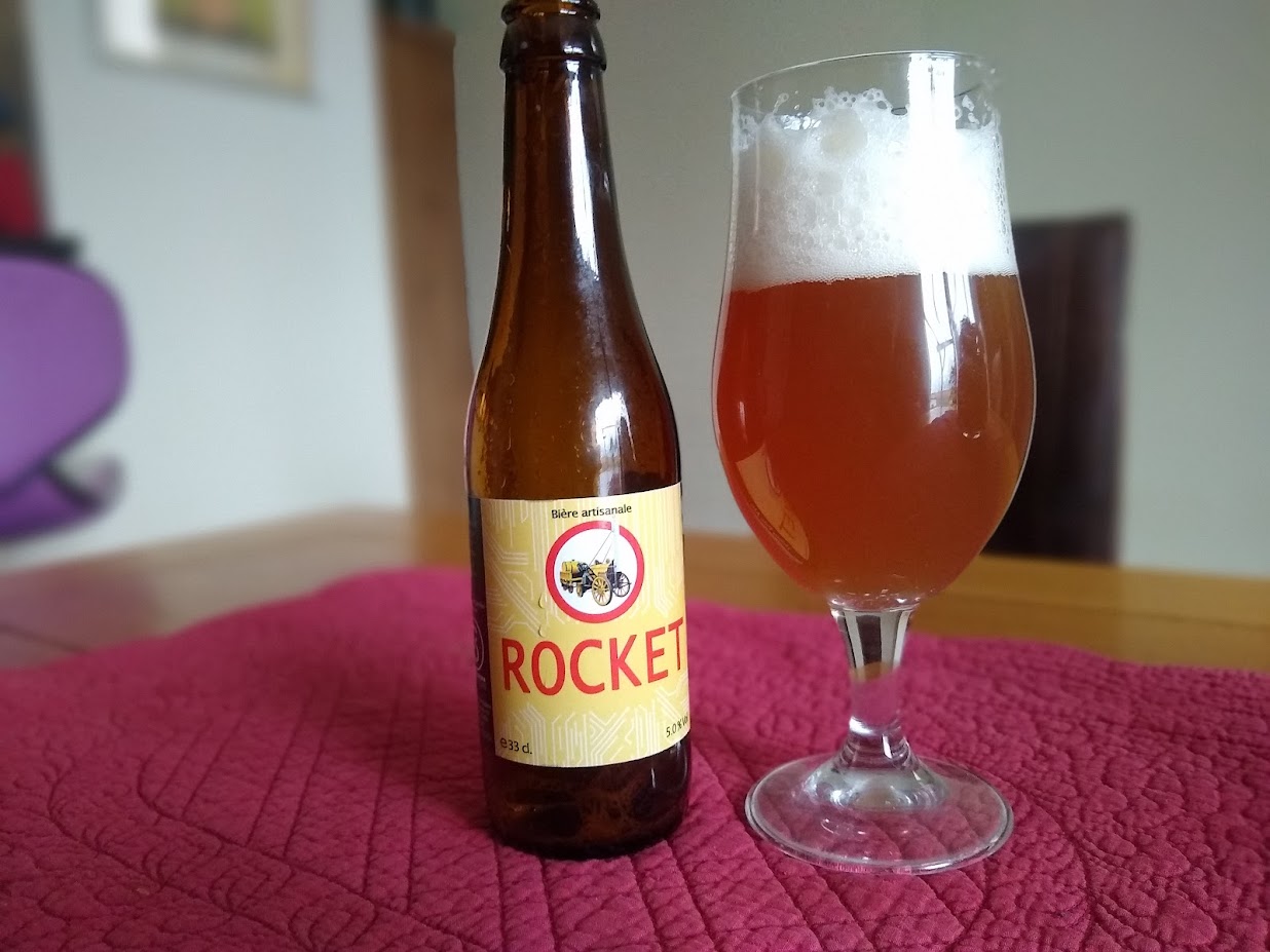 La Rocket de la Brasserie de la station de Clavier