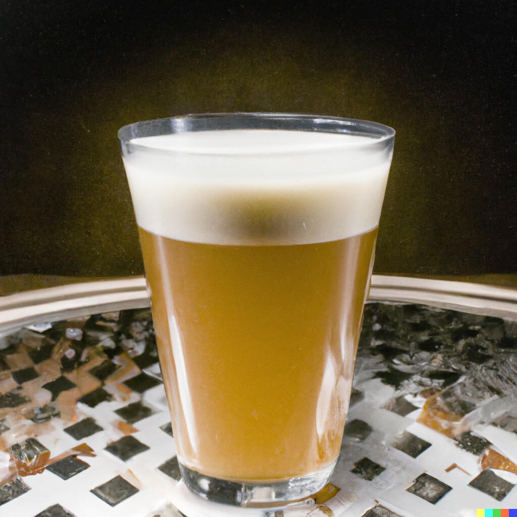 Bière blanche, super rafraichissante !