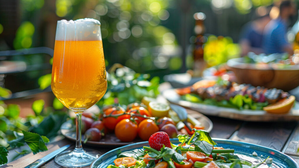 accords met bières en été