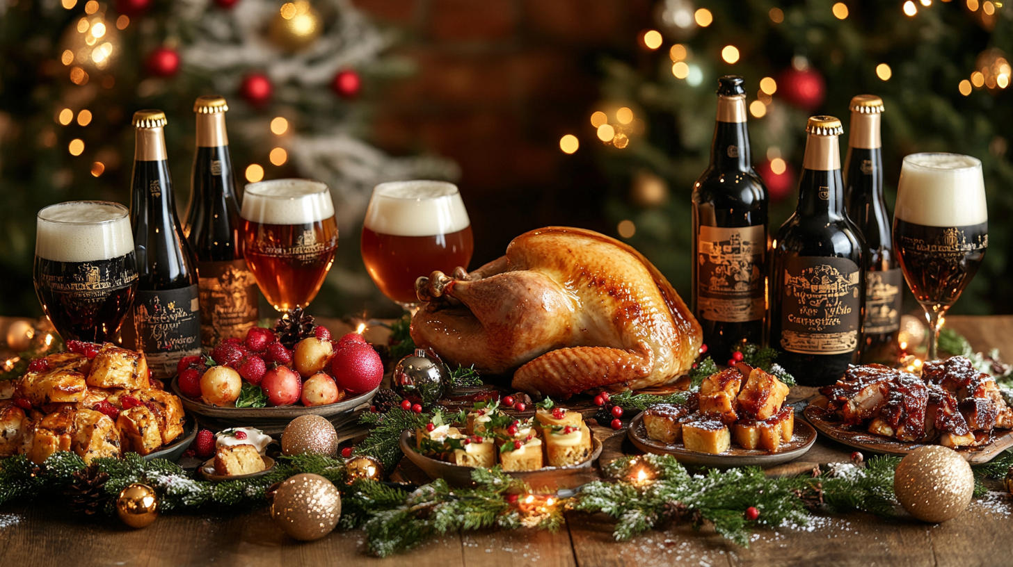 bieres-et-fetes bières artisanales repas de fêtes