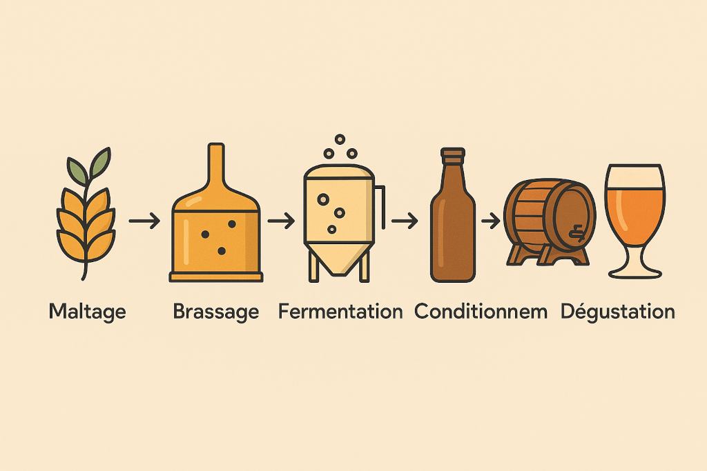 zythologie débutants : étapes du brassage