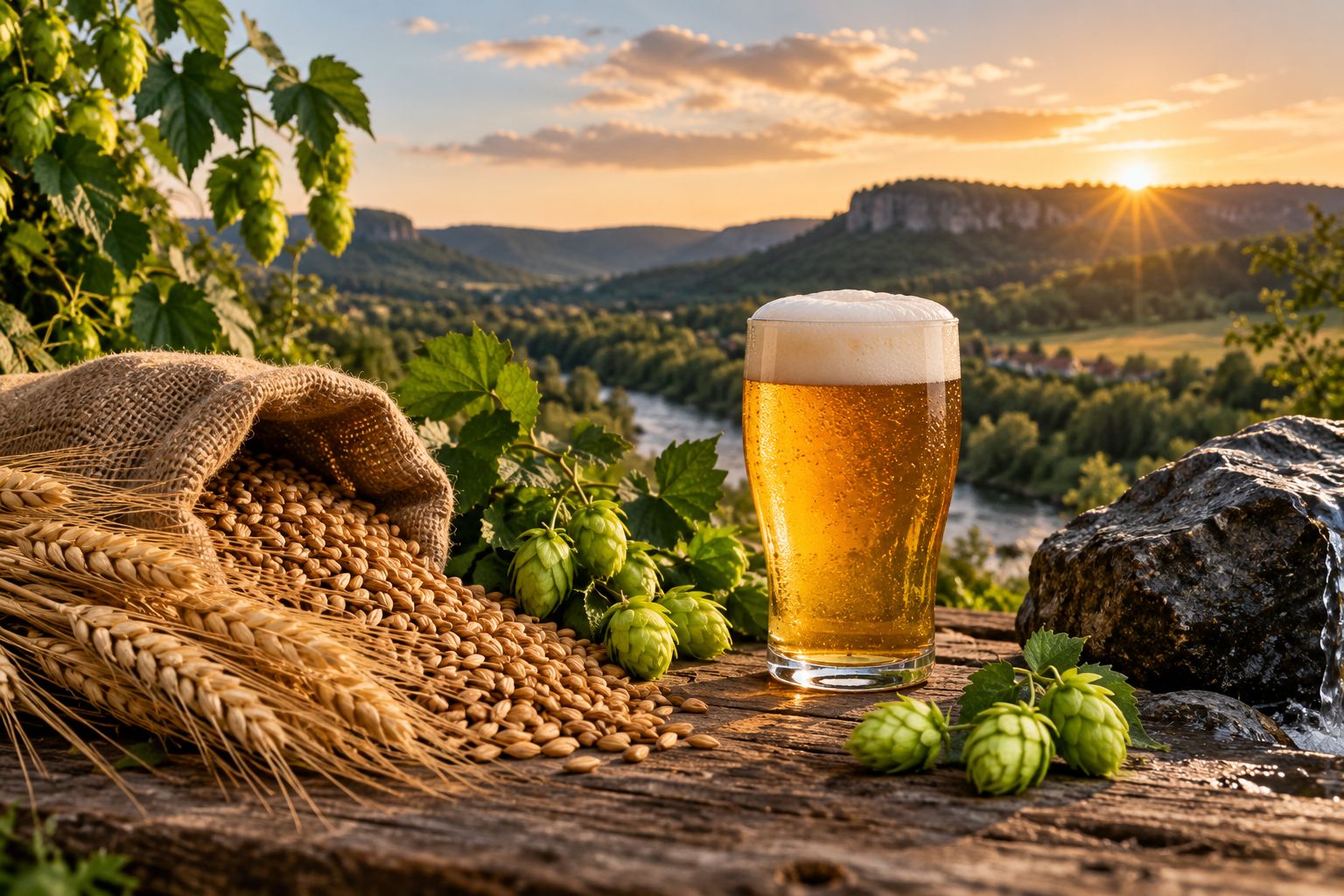 D’où vient la bière : eau, malt, houblon et territoire